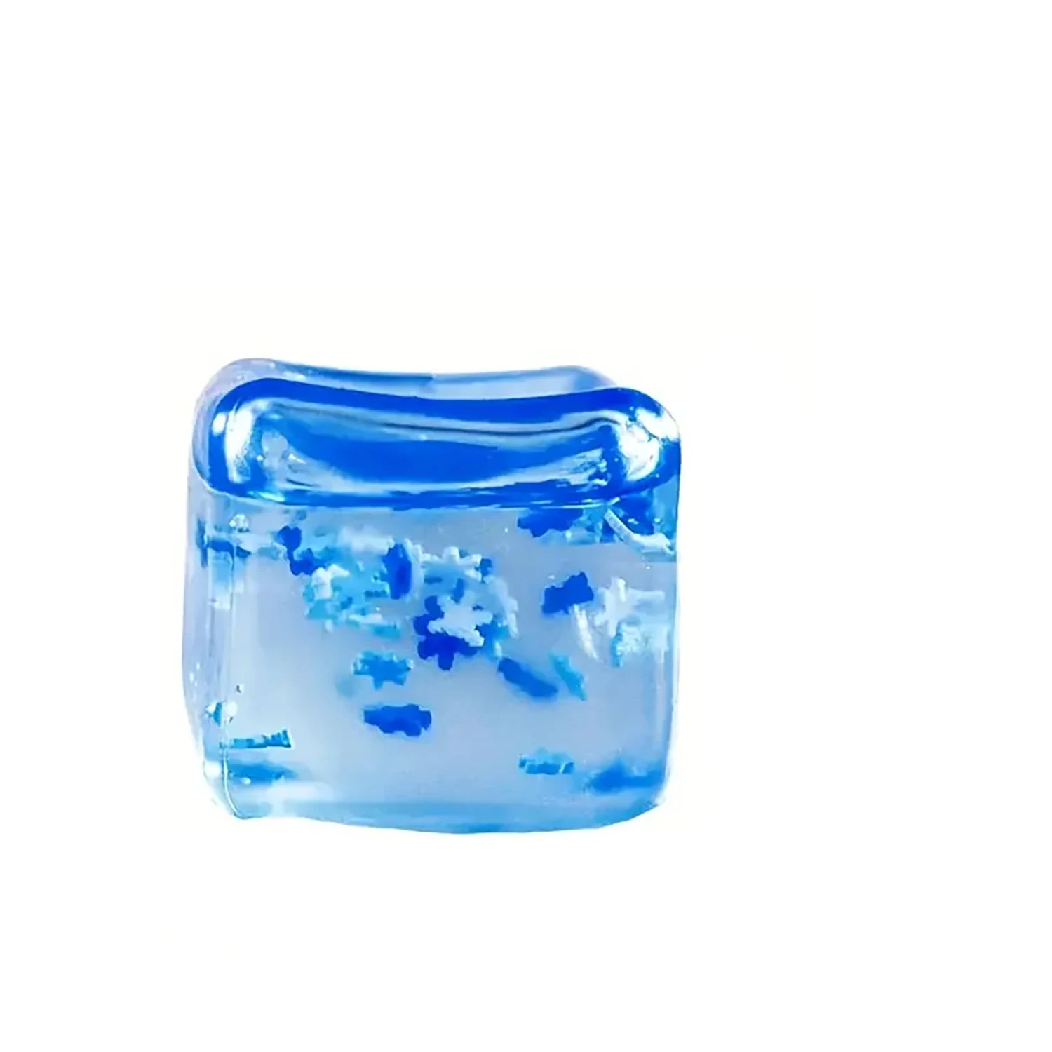 Maltose, floco de neve, cubos de gelo para alívio do estresse e espremendo, brinquedo de liberação lenta
