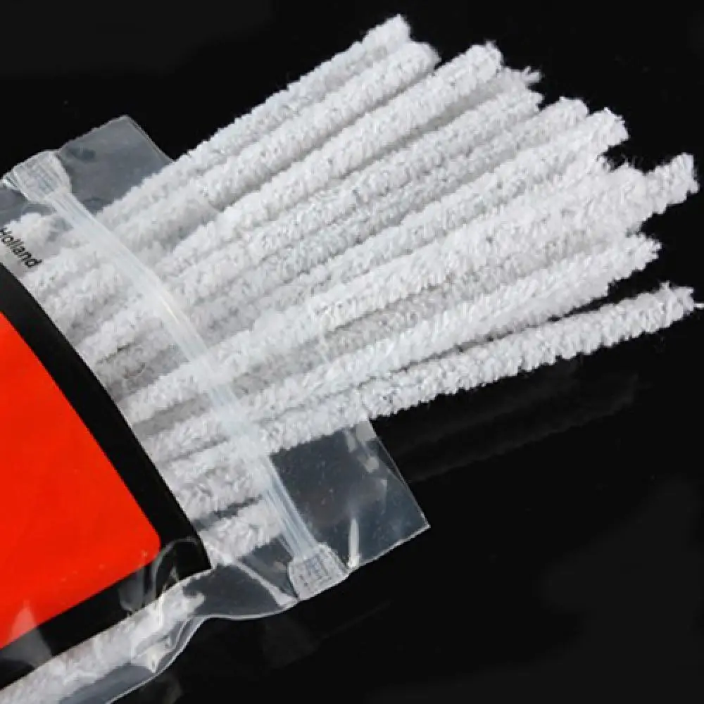 50Pcs Universal White Intensive Cotton Pipe Cleaners Smoking/Tobacco Pipe Cleaning Tool Cigarette Accessories