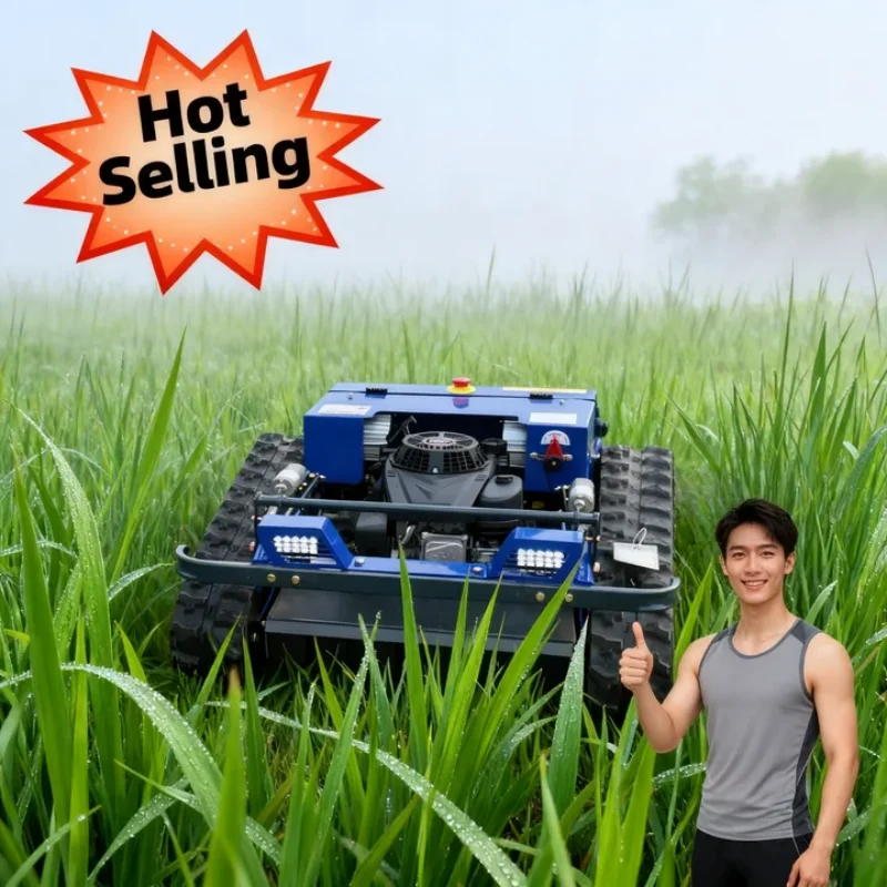 

Customized Remote Control Crawler Lawn Mower 550mm Cutting Width Zero Turn Automatic Robot Factory Price