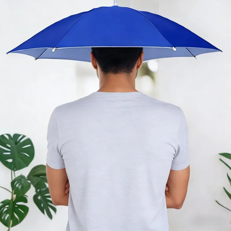 

Outdoor Fishing Umbrella Hat Dual-use Men and Women Sun Protection Rain Protection Sunshade handy gadget Lightweight Portable Fi