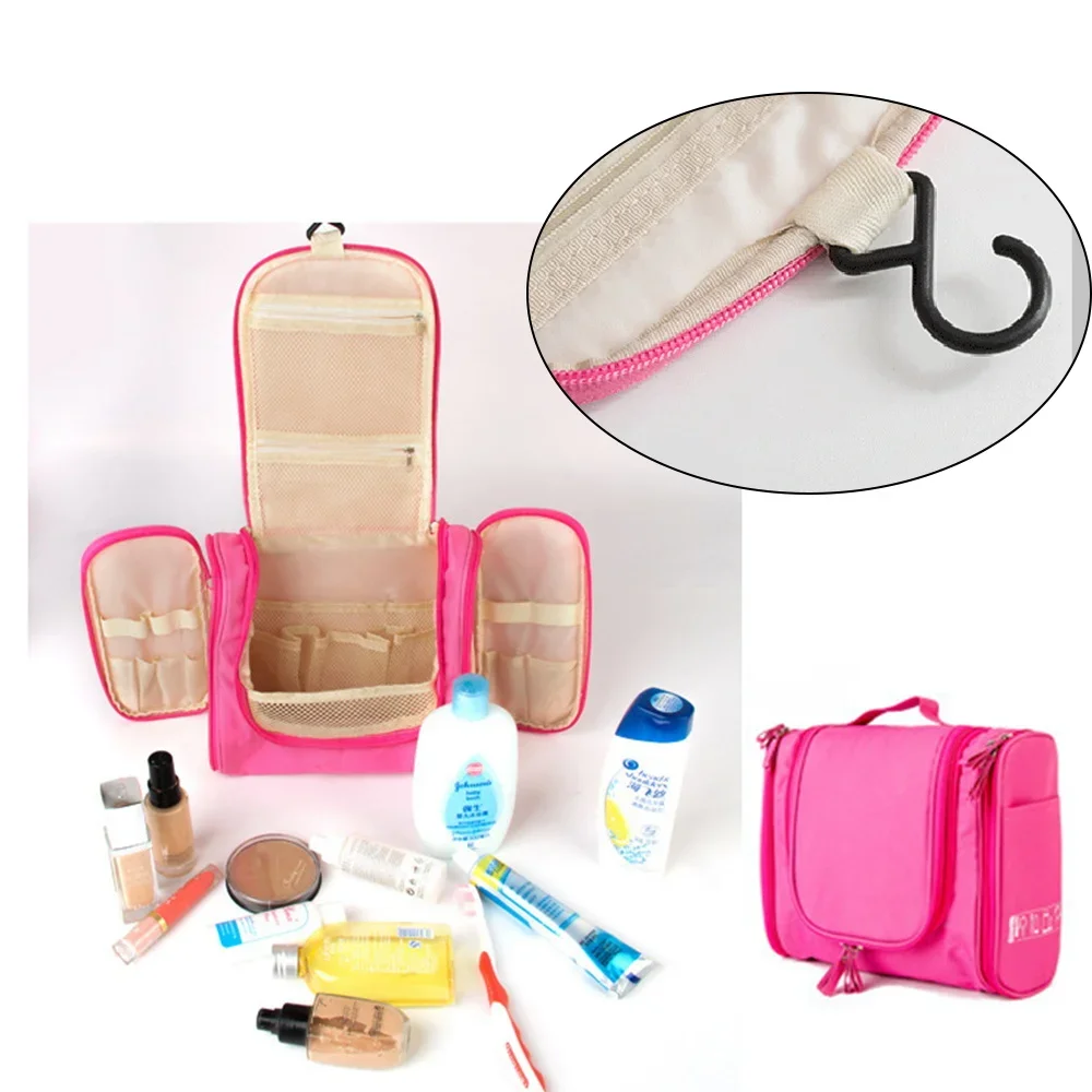 Women Hanging Toiletry Bag Cosmetic Organizer Large Make Up Case Gadgets Necessaries Storage Holiday Travel Accessory Wash Bags