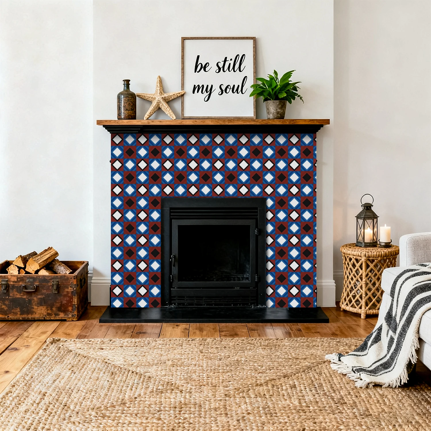 36 morceaux de papier peint autocollant minimaliste imperméable à l'eau et à l'huile, cuisine salle de bain Home Decor