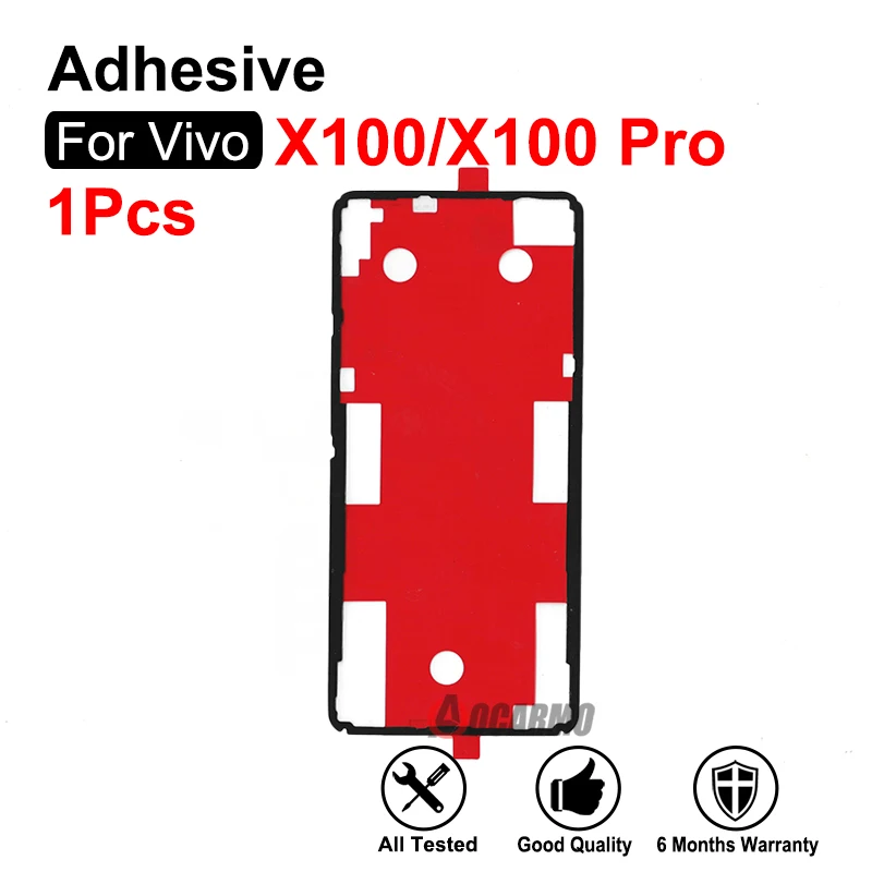 

Для Vivo X100 задняя наклейка задняя крышка батарейного отсека + замена клейкого клея для ЖК-экрана