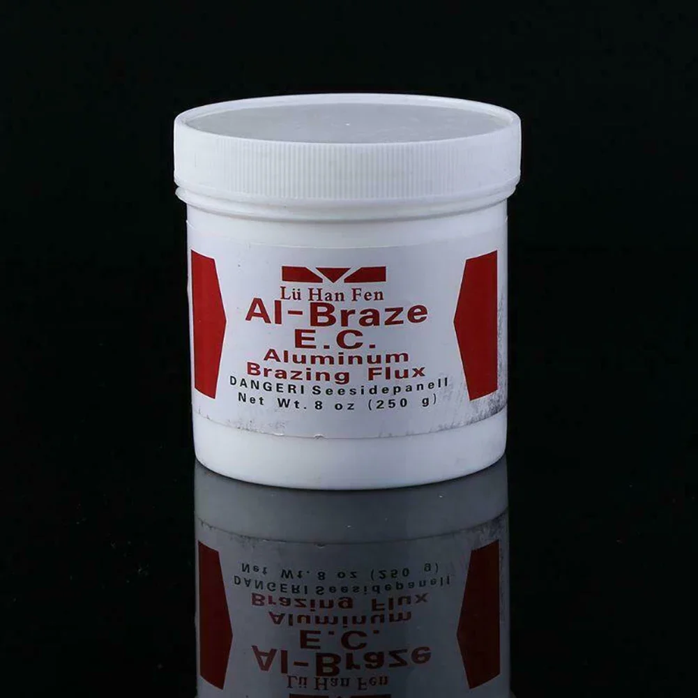 White Welding Powder Brazing Flux Factory Workshop 1 Bottle 250g Aluminum Low Temperature Replacement Weld Accessories