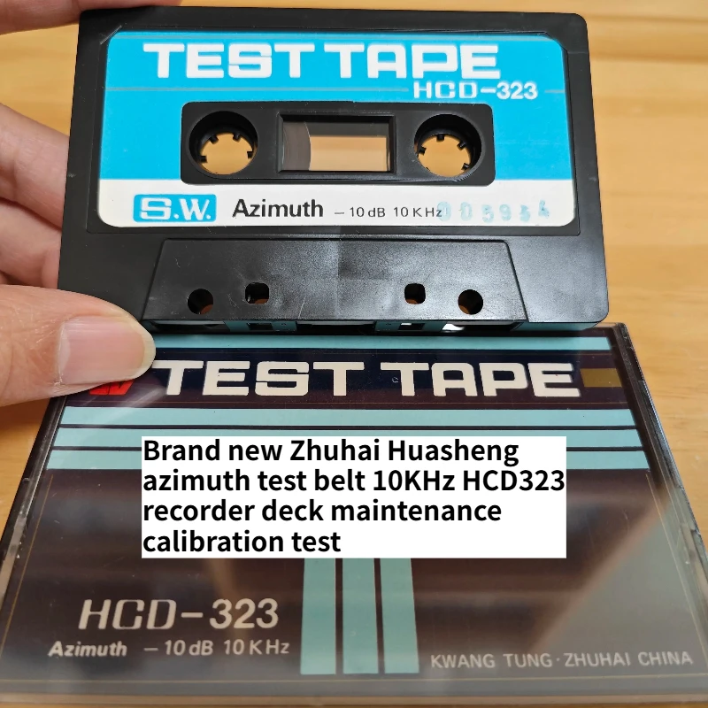 

Brand New Zhuhai Huasheng Azimuth Test Belt 10KHz HCD323 Recorder Deck Maintenance Calibration Test Tape