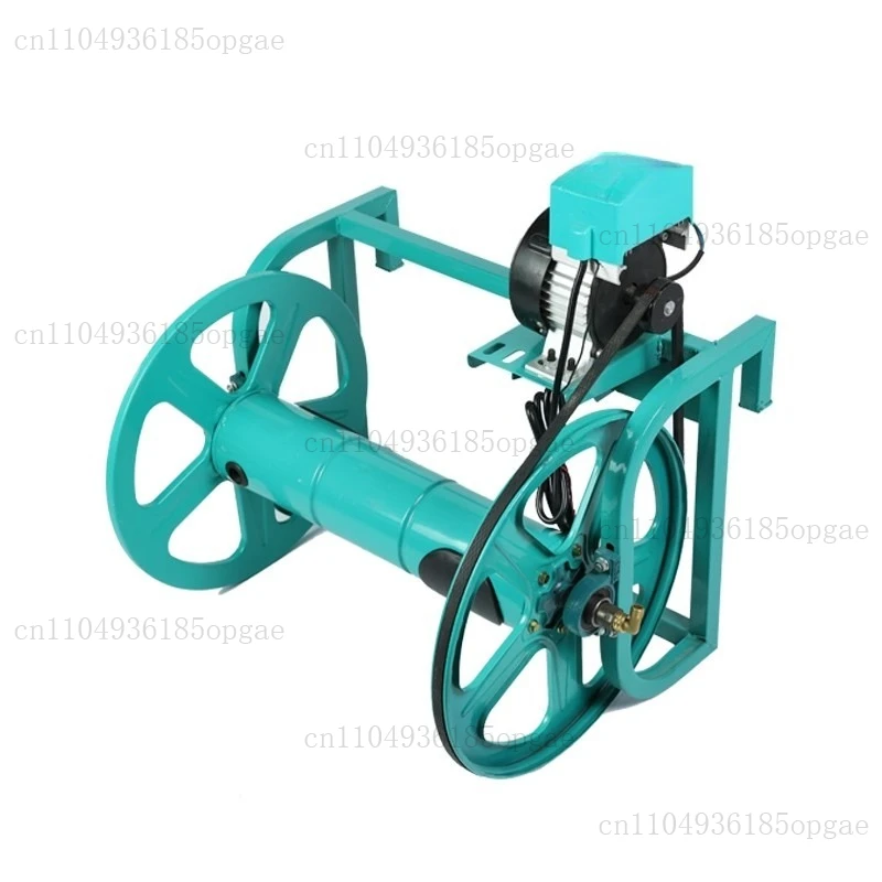 Machine de rembobinage de tuyaux, support de stockage, machine de rembobinage de tuyaux