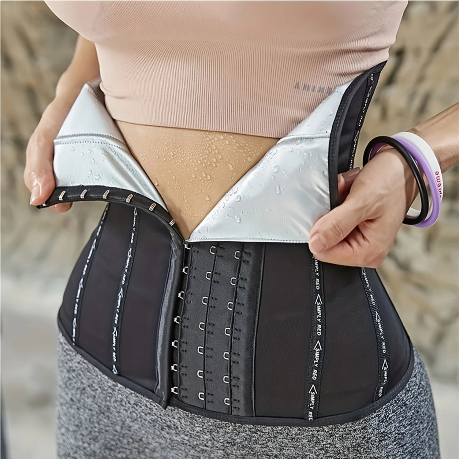 

Postpartum Waist Trainer Sauna Sweat Belt for Slimming, Fat Burning, Body Shaping