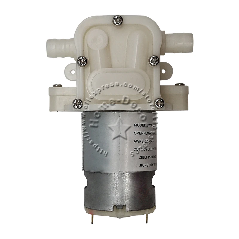 

1 шт., 12 Вт, 12 В постоянного тока, микроэлектрический мембранный самовсасывающий водяной насос для чайного столика, чайный поднос, добавка воды 1,0-1,2 л/мин