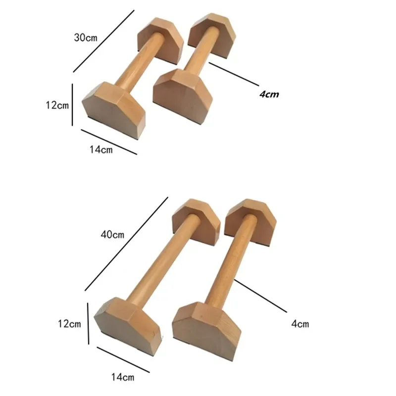 1Pair 20/30/40/50cm Fitness Stands for Home Gym, Chest Arm Workout Equipment, Strength Training Support Push-Up Rack