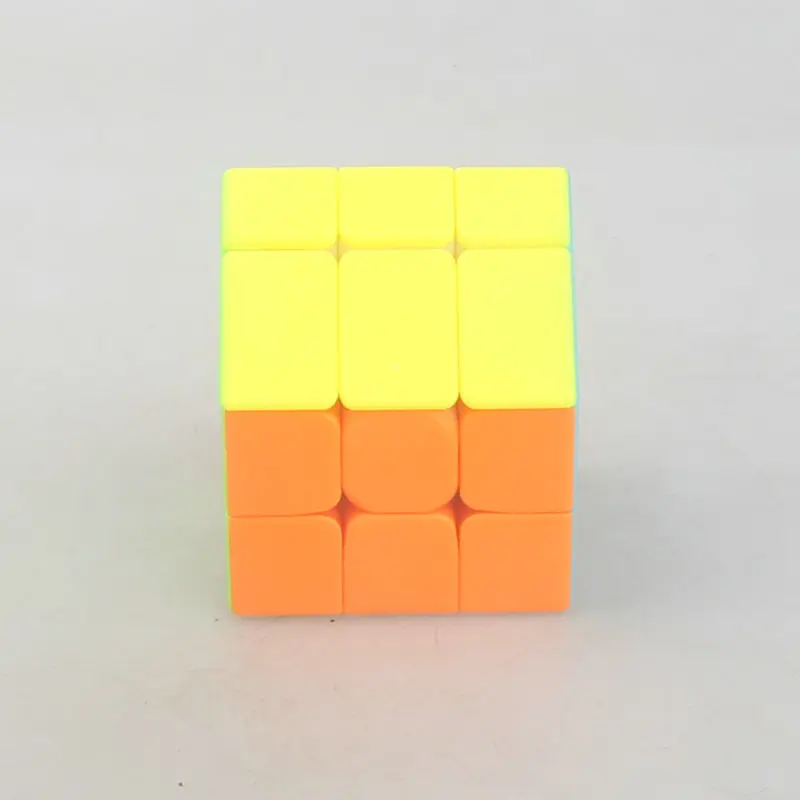 [Wisdom] Kostka 3x3 House Puzzle Żółta Górna Kostka House 3X3 Kolorowa Transformowalna Magiczna Kostka House Edukacyjna Zabawka Antystresowa Prezent