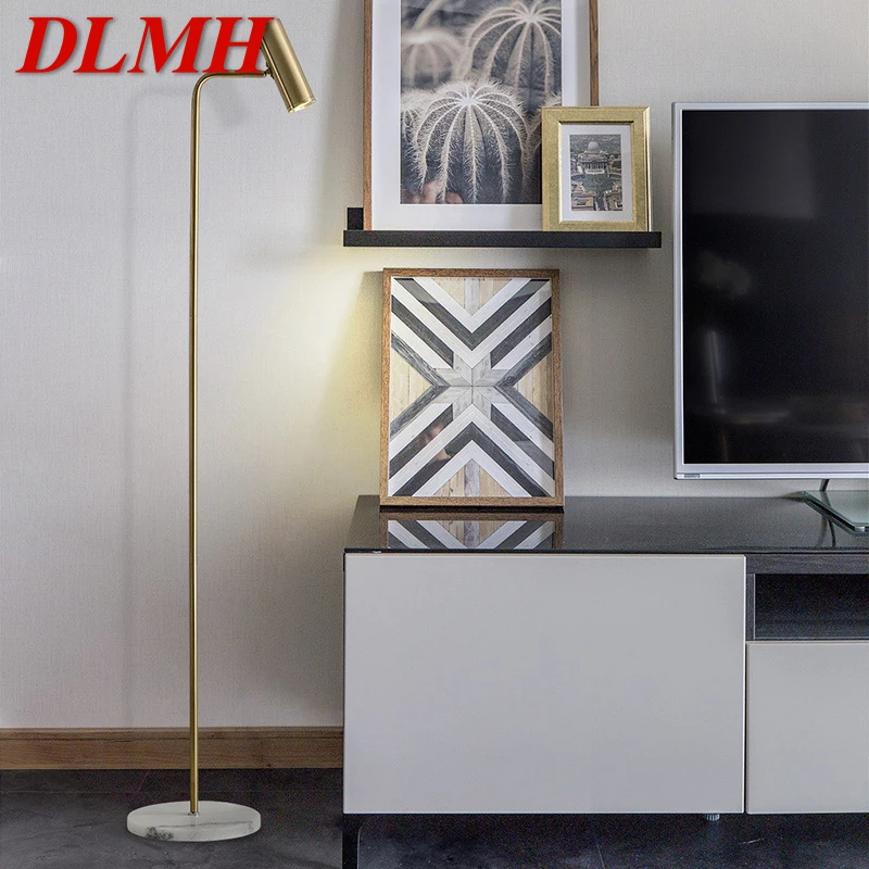 

DLMH Nordic Floor Lamp Minimalism Modern Family Iiving Room Bedroom Creativity LED Decorative Standing Light