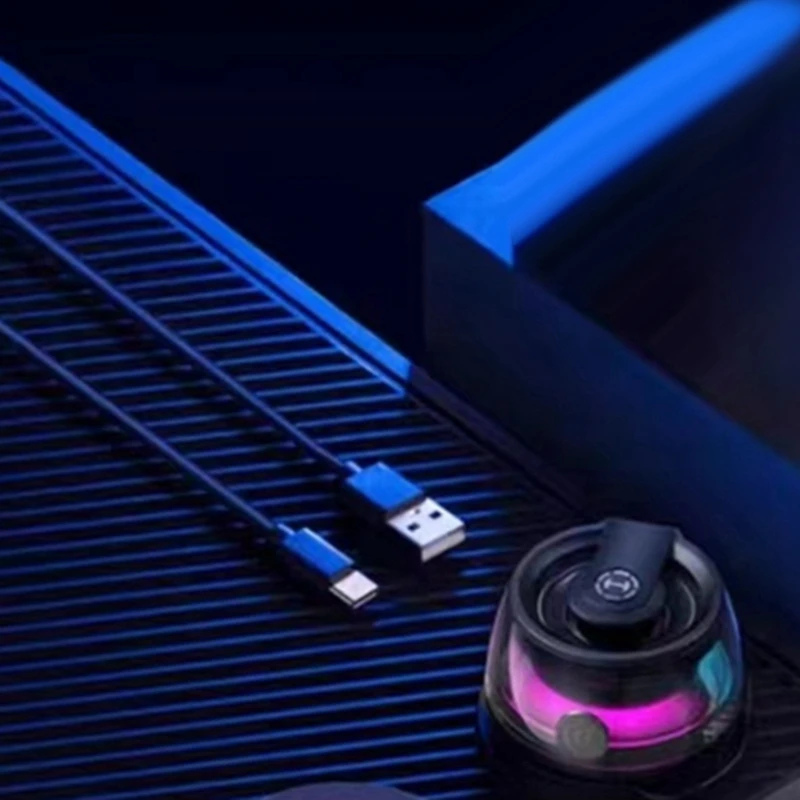 Portable Magnetic Bluetooth Speaker Mini Sound Box Bluetooth 5.3 RGB Lighting Phone Holder True Wireless Bass Speaker