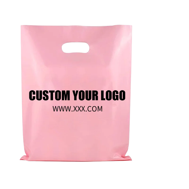 

Custom logo biodegradable plastic shopping bag packaging plastic bags with logo