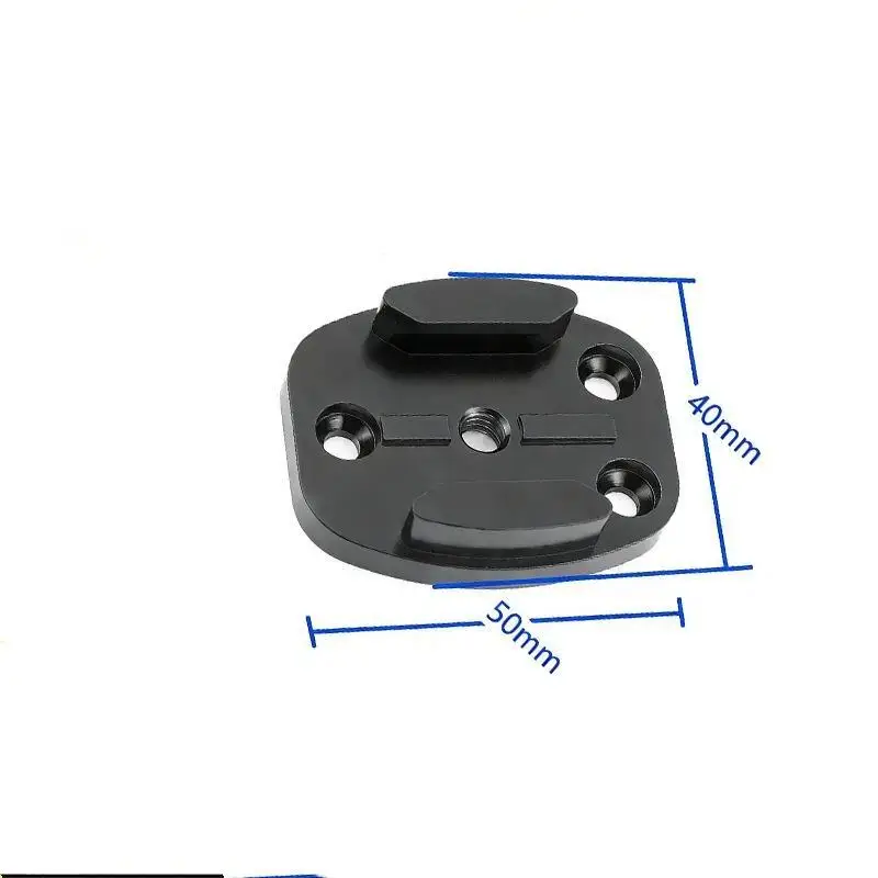 New Aluminum Alloy 1/4 Thread Buckle Base CNC Quick Release Base Mount Flat Surface Tripod Mount For Action Cameras