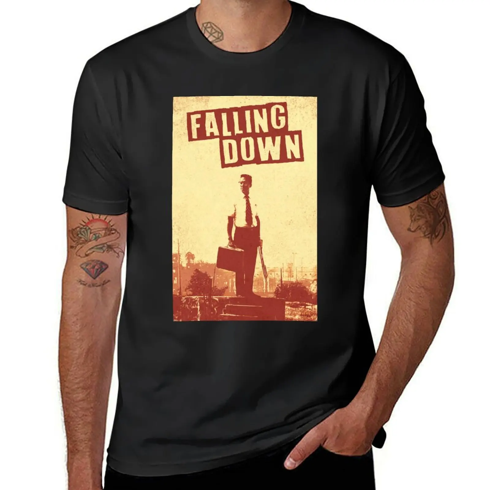 

Falling Down T-Shirt plus sizes cute tops customizeds sweat shirts, men