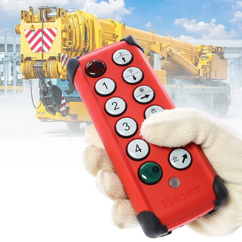 Factory wholesale ECD-Q800 anti-inference bridge crane remote control smart RF 1 receivers and 1 transmitter