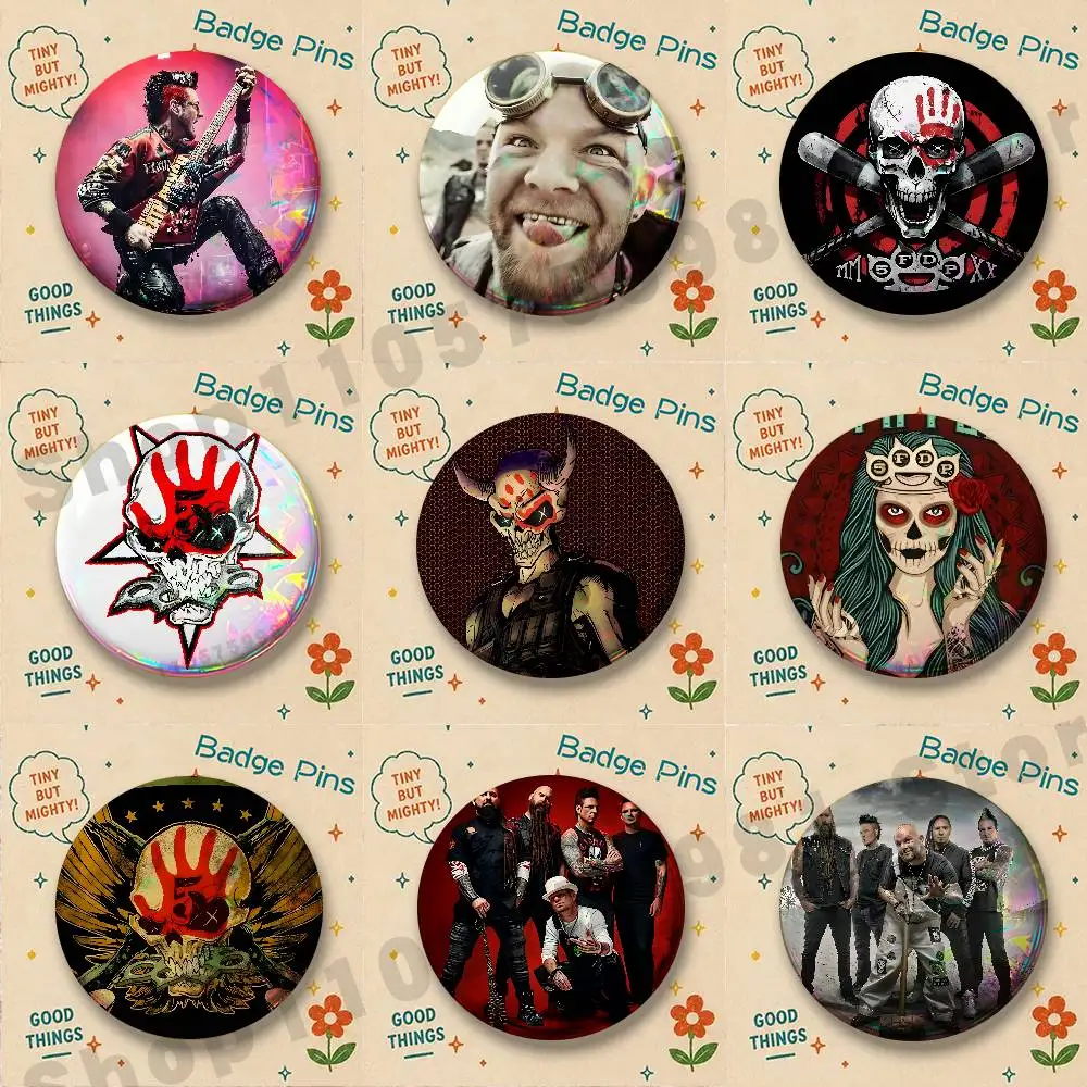 FFDP 20th Anniversary Tour Badges Cartoon Character Pins Brooch for Bag Shoes Decoration Jewelry Gifts