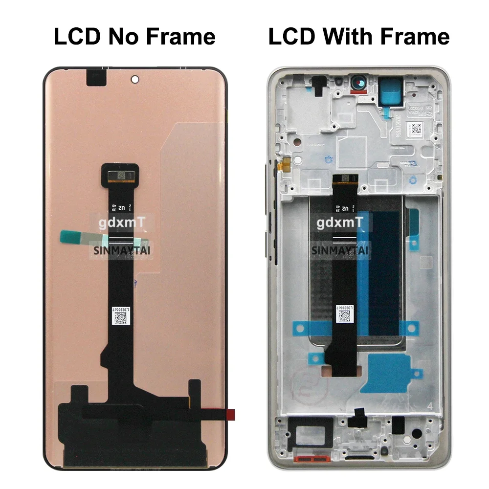 Imagem -03 - Substituição da Tela de Toque do Lcd Montagem do Digitador Xiaomi Redmi Note 13 Pro Plus 5g 6.67