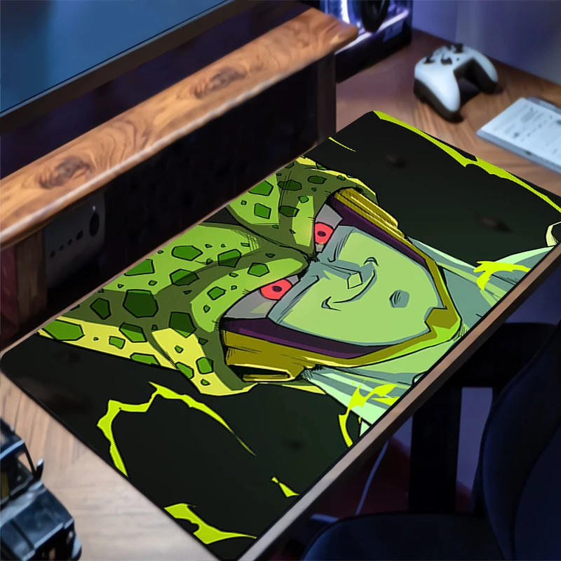 

Dragon Ball Cell Mouse Pad Office Rubber Mousepad Anime Desk Mat Extended Pad PC Accessories Gaming Mats Non-Slip Keyboard Mat