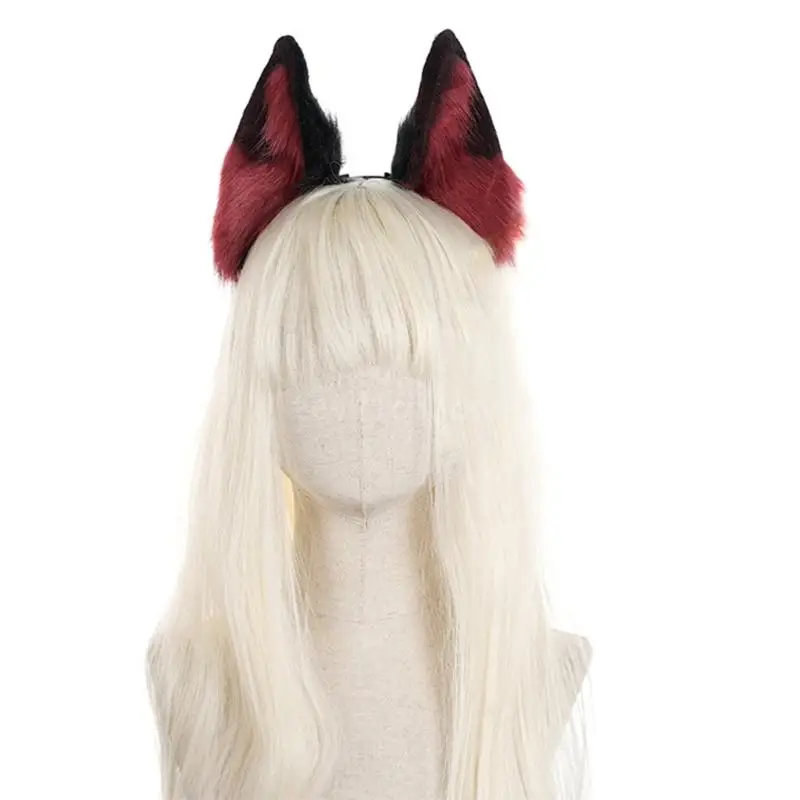 Wolf Ear Headband Kitten Girls Cosplay Accessories Beast Ears Fursuit Masquerade Halloween Cosplay Party