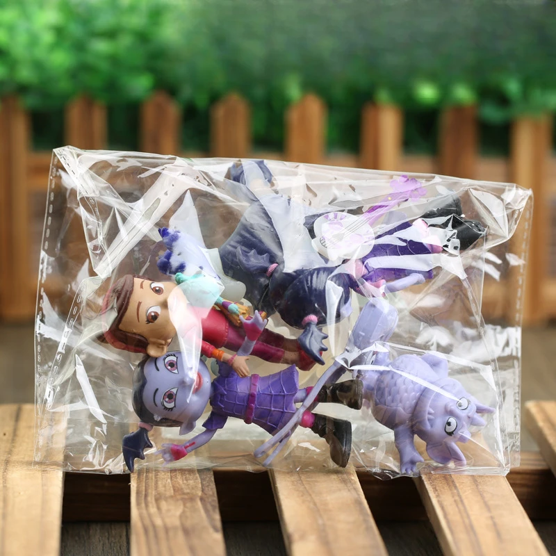 

9PCS Vampirina Girl Mini Figure Collection Toy 7cm Vampirina Action Figure Ghost Monsters Model Doll Toys Car Decoration Gift