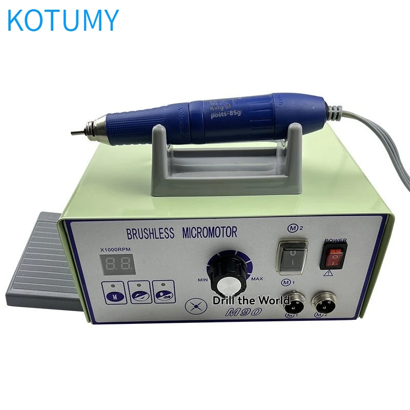 KOTUMY 220V/110V Brushless Engraver M80/M90 – Jade Carver, Drilling Machine for Wood & Nut