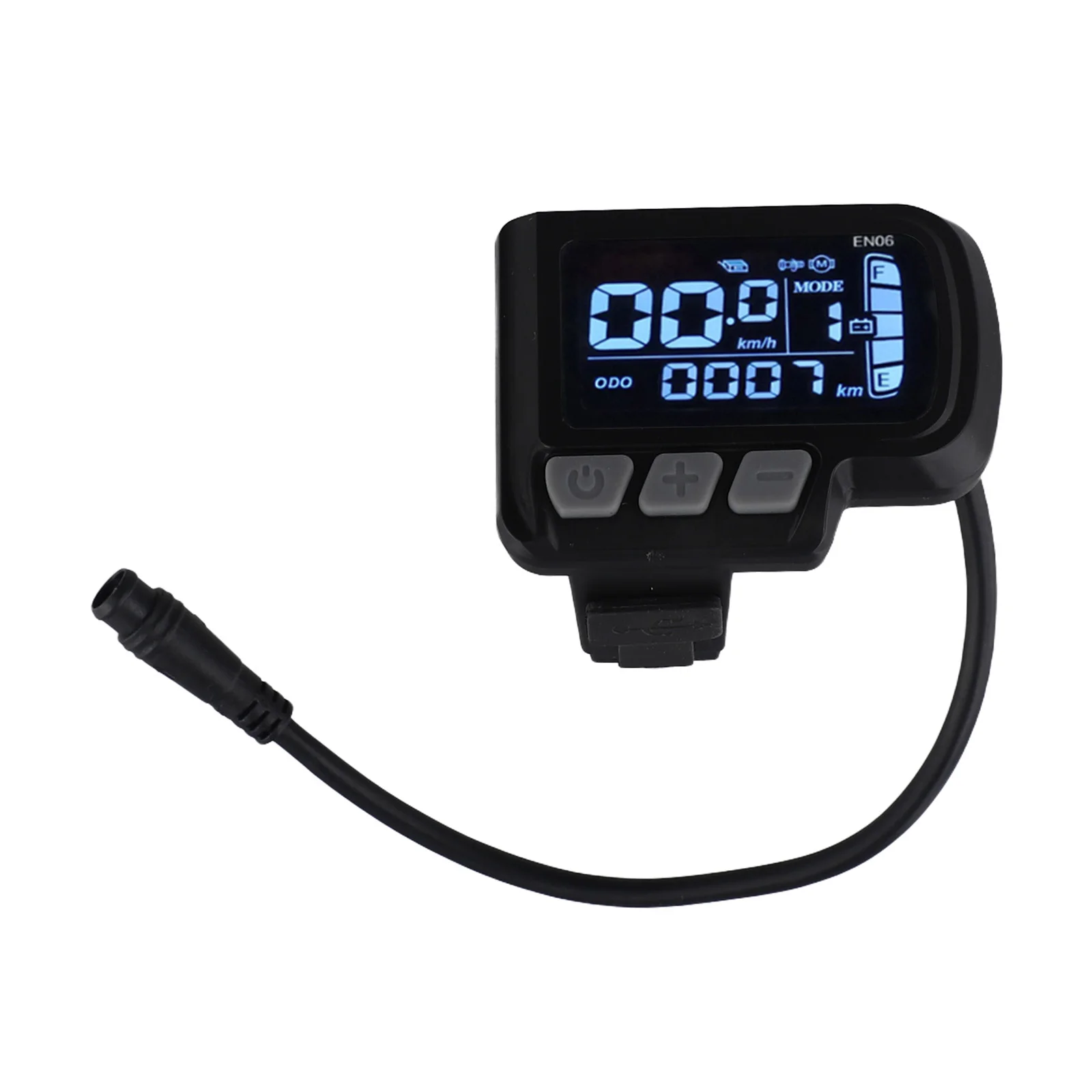 

24V 36V 48V Waterproof Interface Outdoor Cycling E-Bike Riding Black Compatible With 02OMD Mounting Fit 22.2mm