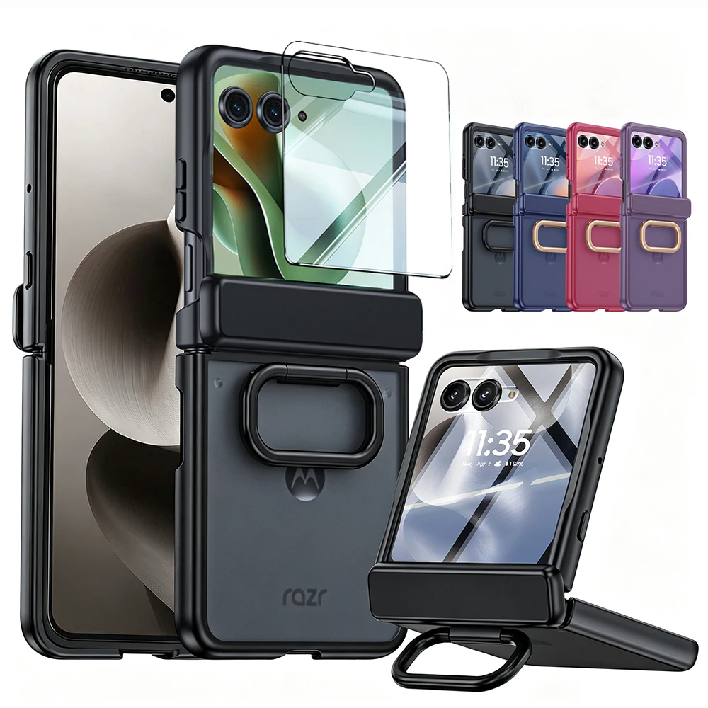 Ring Stand Case - For Motorola Moto Razr 70 Ultra