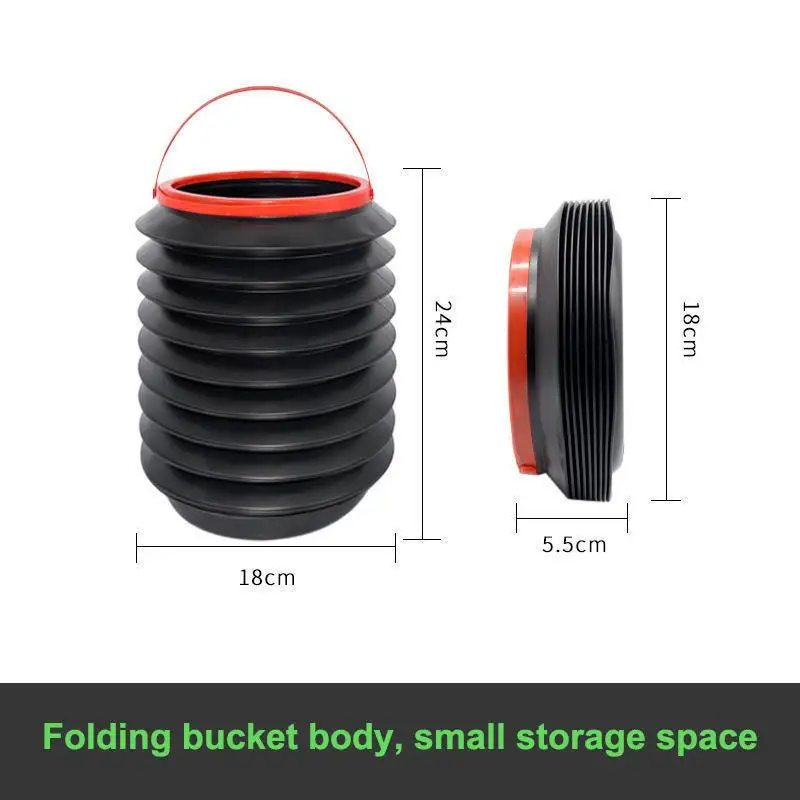 4L Foldable Trash Bins Telescopic Design Wonderful for Car Utility Use
