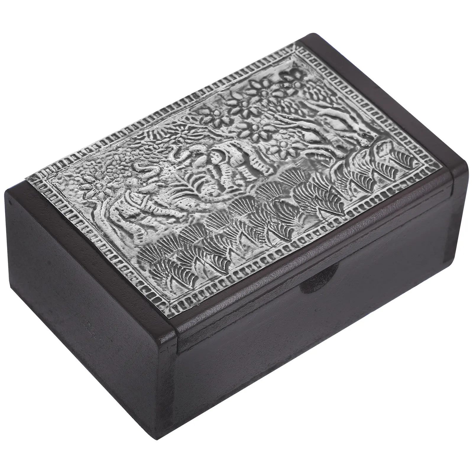 Wooden Card Box Natural Wood Recipe Container Flip Lid Compact Storage Organizer Desktop Gift Box Storage Organizer