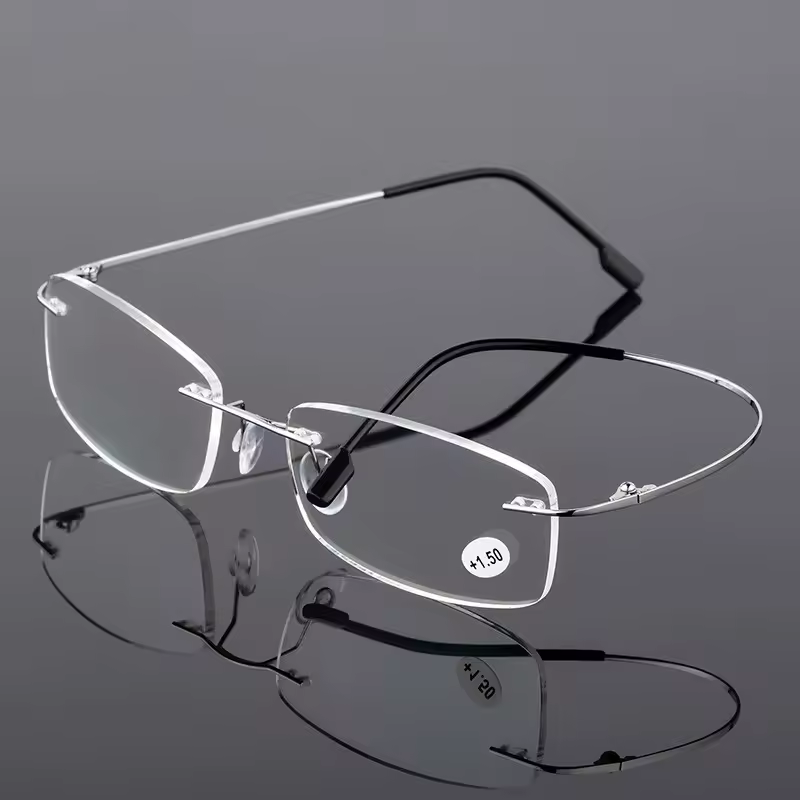 Ultralight TR90 זיכרון טיטניום ללא שפה קריאה משקפיים גברים & נשים Presbyopic משקפיים + 1.0 + 1.5 + 2.0 ל + 3.5 + 4.0