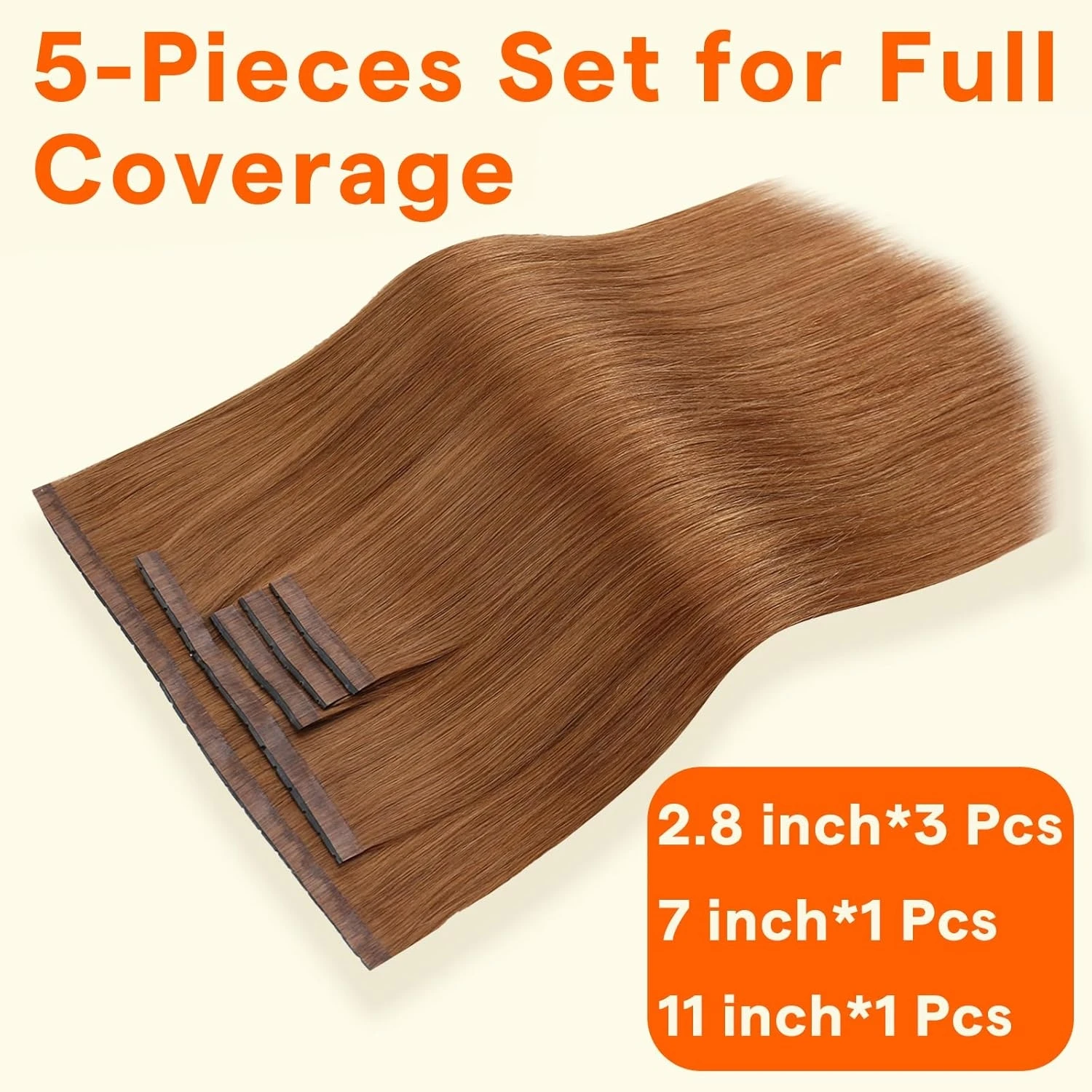 Full Shine Butterfly Weft Hair Extensions Pu Holes Weft Hair Extensions 100G 5Pcs Seamless Fit Full Head Add Length