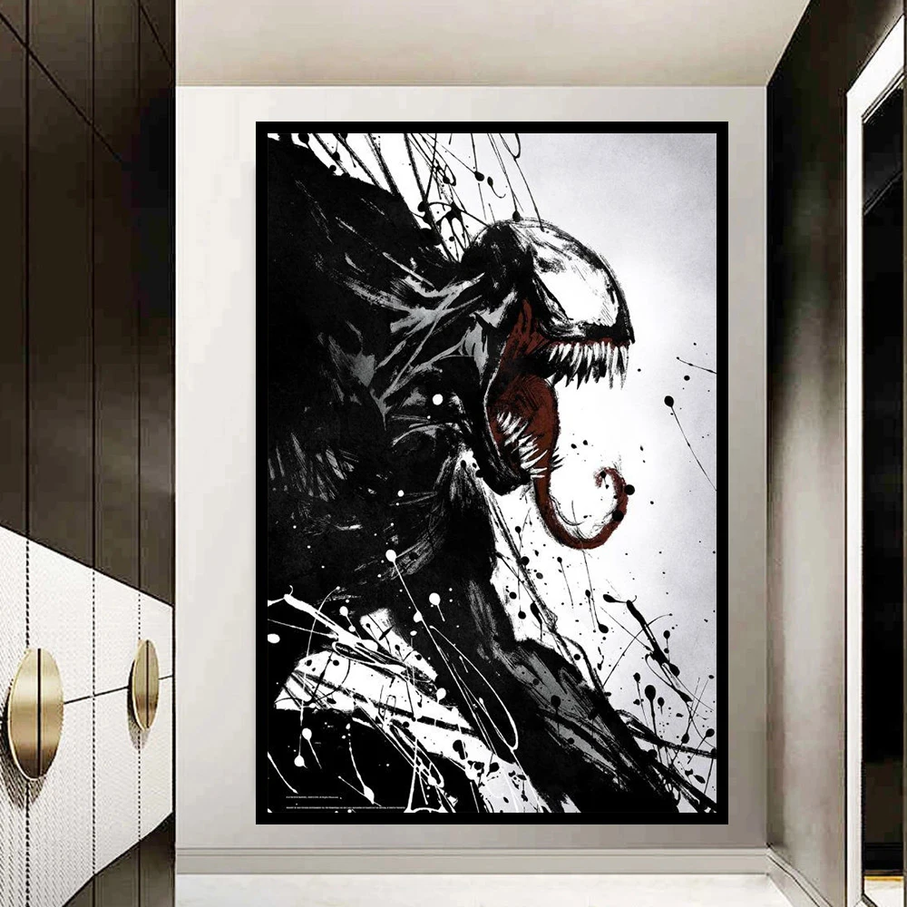 Disney Classic Canvas Painting Marvel Venom Let There Be Carnage Movie Posters and Prints Wall Art Pictures for Room Home Decor