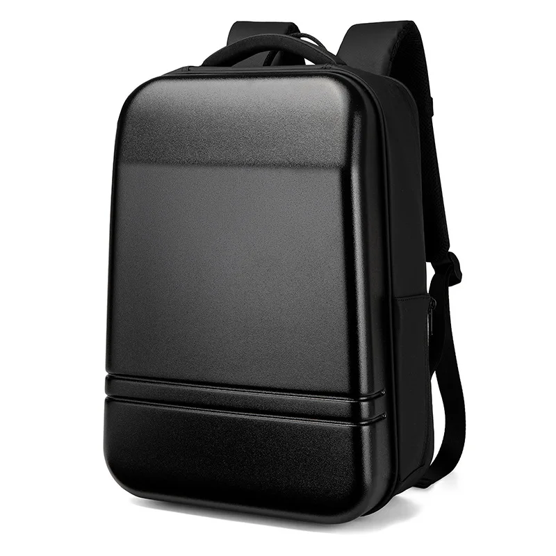 Hard Shell Backpack Men's Business Password Lock Backpack Computer Bag School Bag Portable Waterproof Anti-theft Travel Backpack