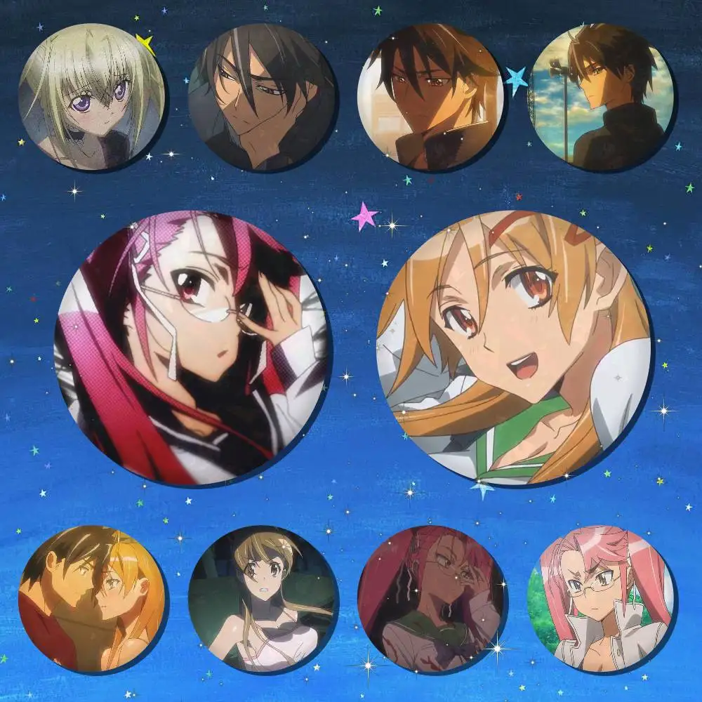 A-Highschool Of The Dead Anime Round Badges, Brooches, Clothing Accessories, Birthday Gifts, Anime Conventions