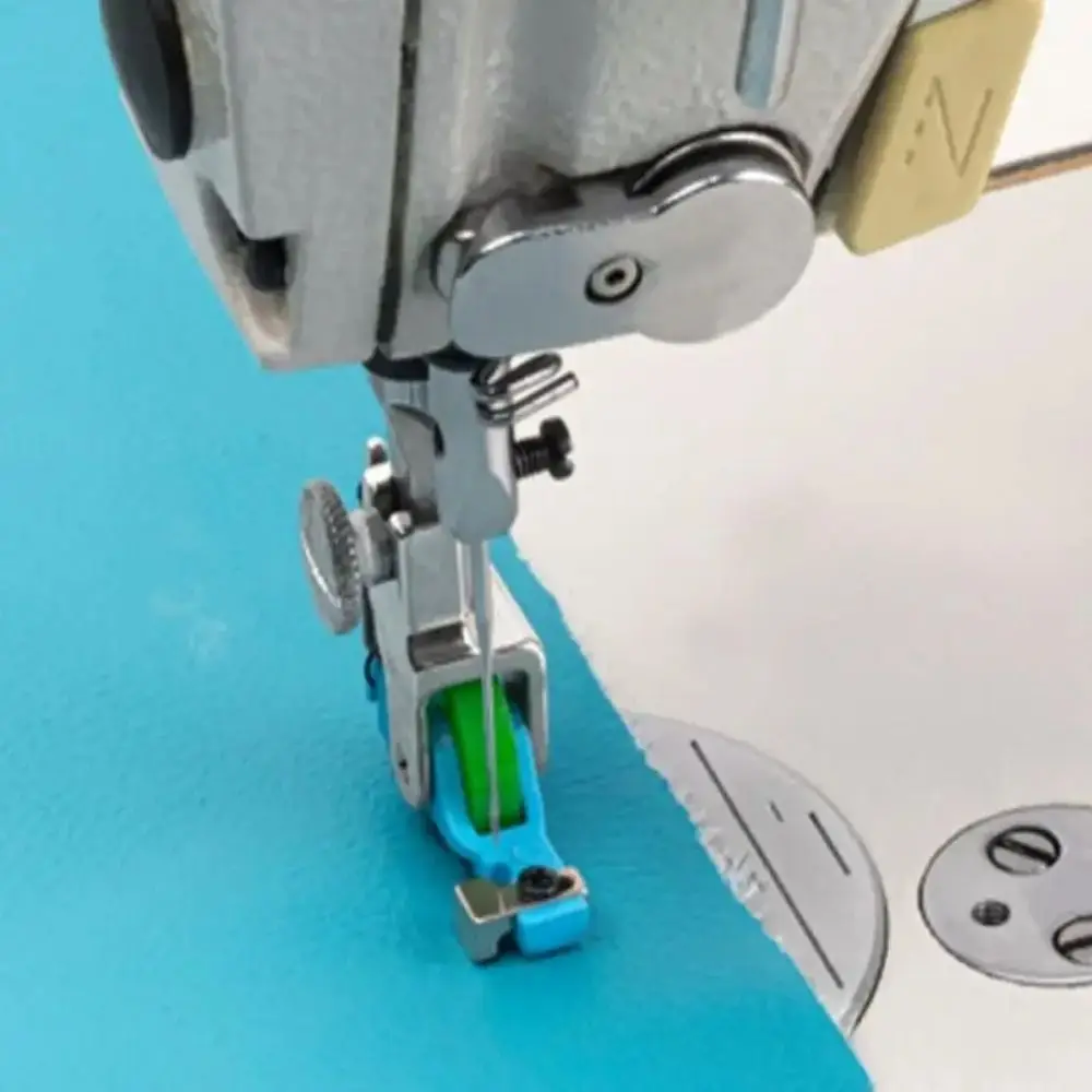 Adjustable Invisible Zipper Foot T36LN Plastic Wheel Zipper Guide Roller Presser Foot for Industrial Sewing Machine Parts