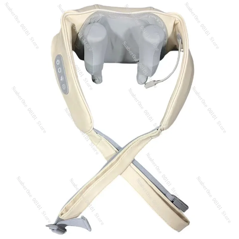 Electric Shoulder and Neck Massager,Massage Shawl with Heat Function,Deep Kneading Cervical and Back Massage Device for Home