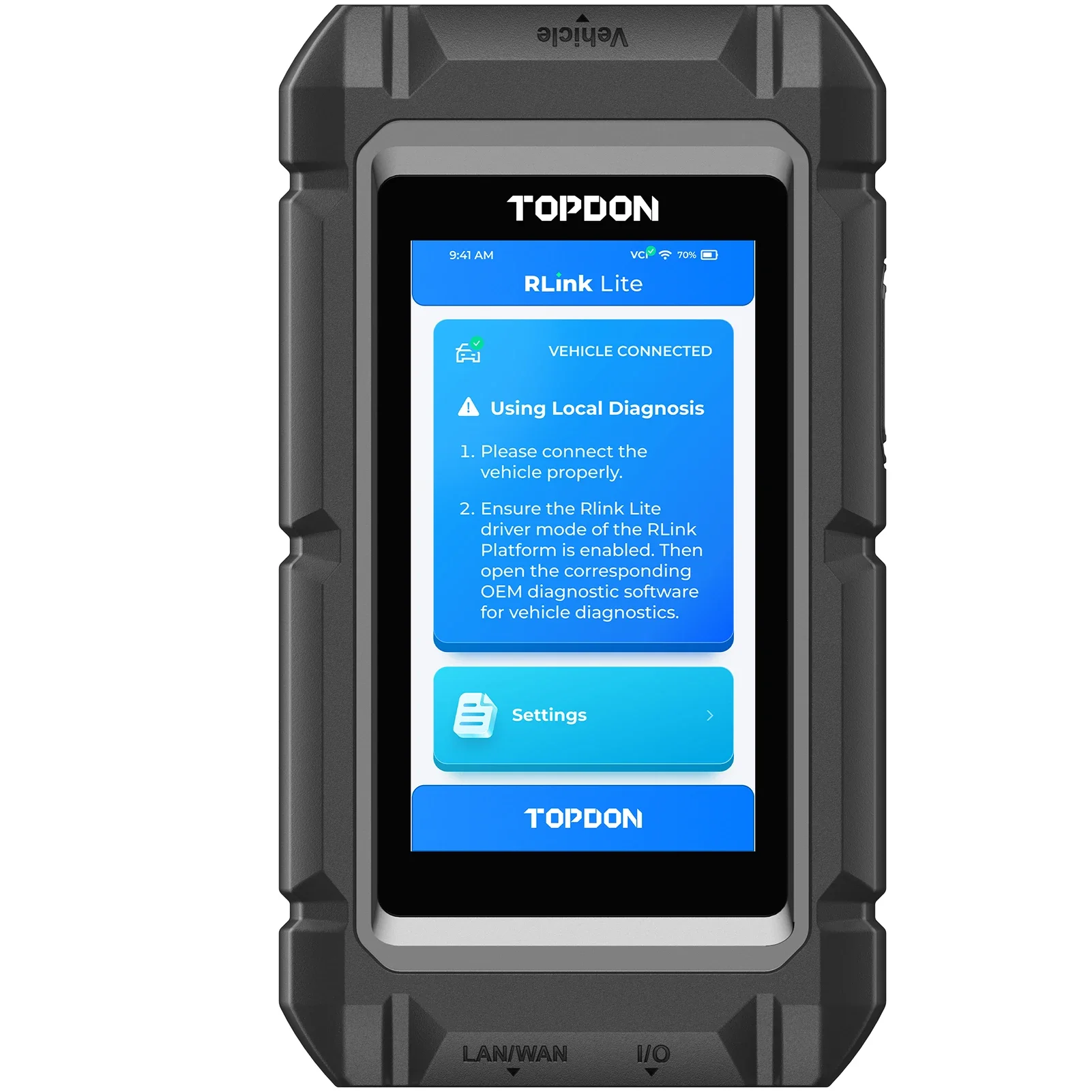 Topdon Rink Lite Professional Original Full System Obd2 Tool Car Vehicle Diagnostic Machine Scanner For Cars