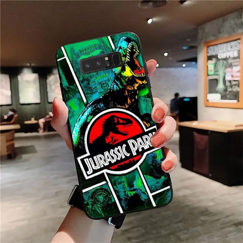 FHNBLJ Jurassic Park Dinosaur Phone Case for Redmi 8 9 9A for Samsung J5 J6 Note9 for Huawei NOVA3E Mate20lite cover