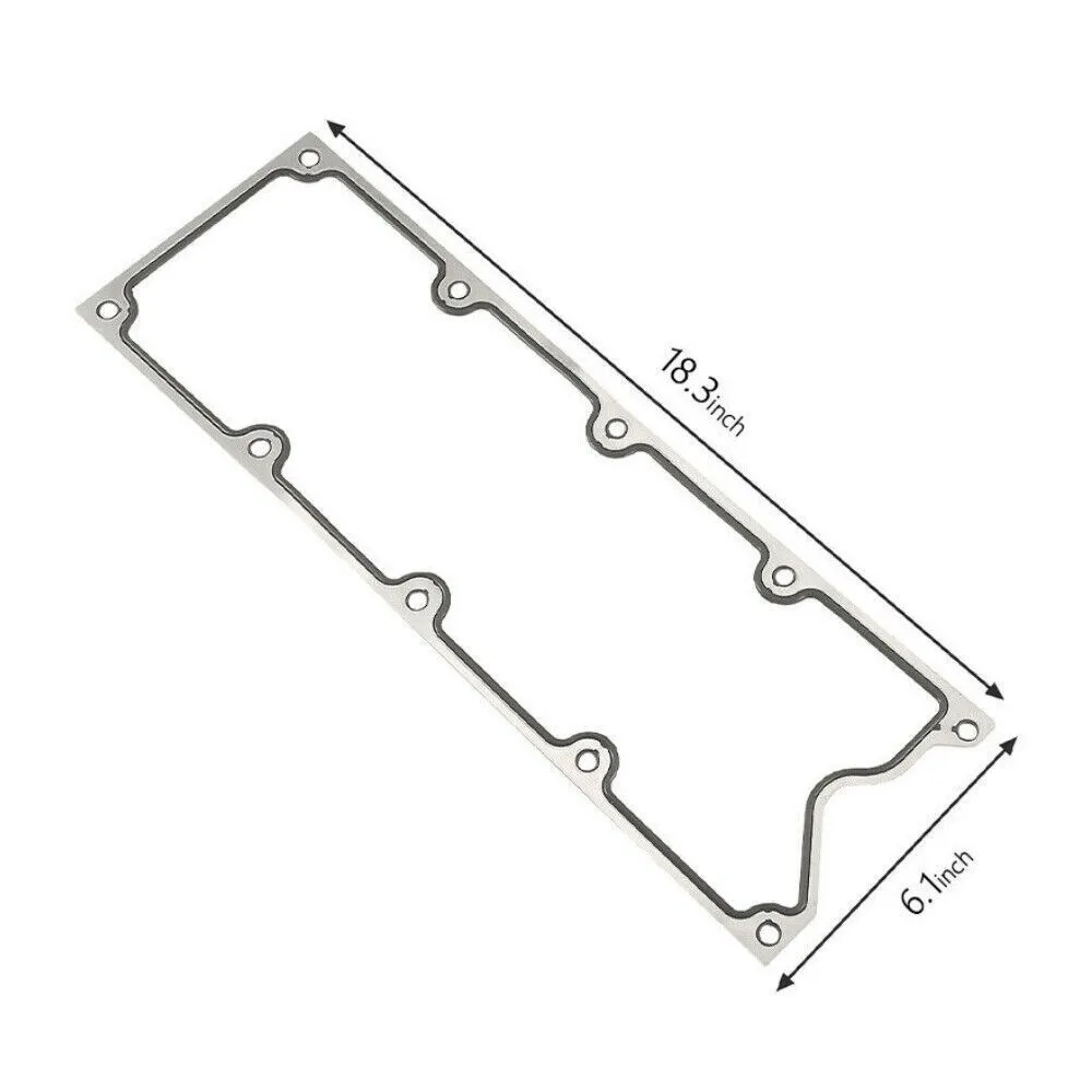 Uszczelka pokrywy dolnej części skrzyni biegów Gen 3 LS z aluminium do GM LQ4 LQ9 4.8L 5.3L 5.7L 6.0L z lat 1999-2003, srebrna XZ-0008