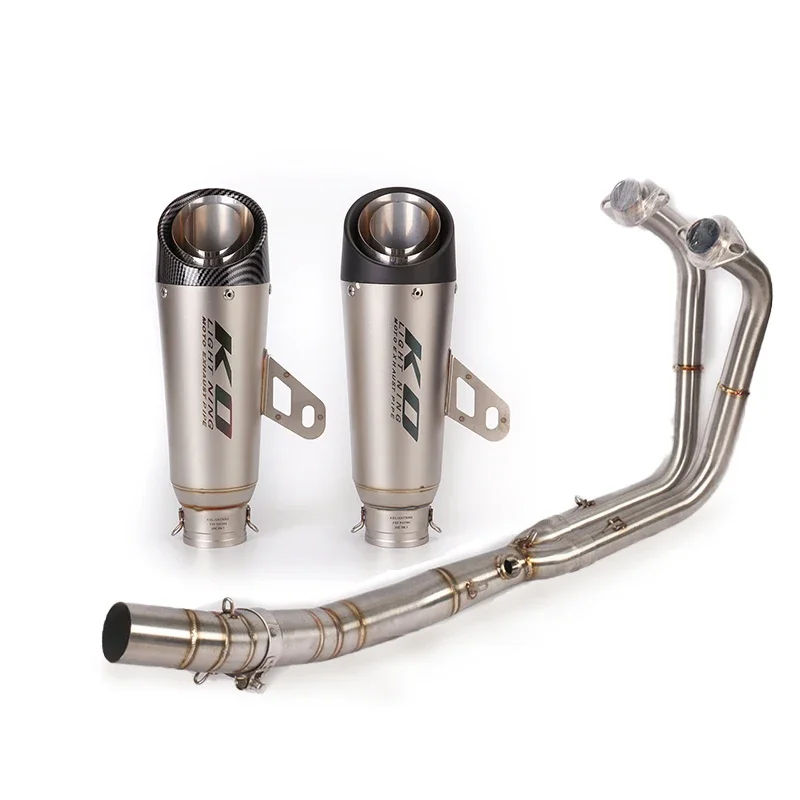 

Escape Pipe для KAWASAKI NINJA 400 250 2017-2022, глушитель выхлопной системы мотоцикла, средняя передняя труба без DB Killer