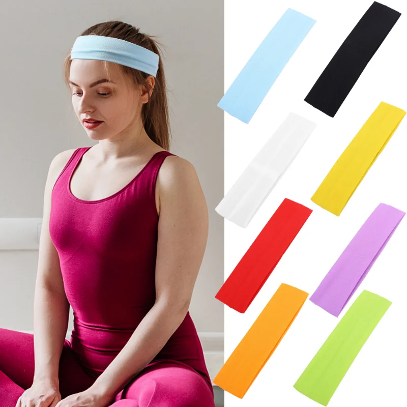 Fashion Cotton Headbands Non Slip Elastic Soft Fabric Hair Bands for Women\'s Hair Hairband Twisted Knotted Headwrap Accessories