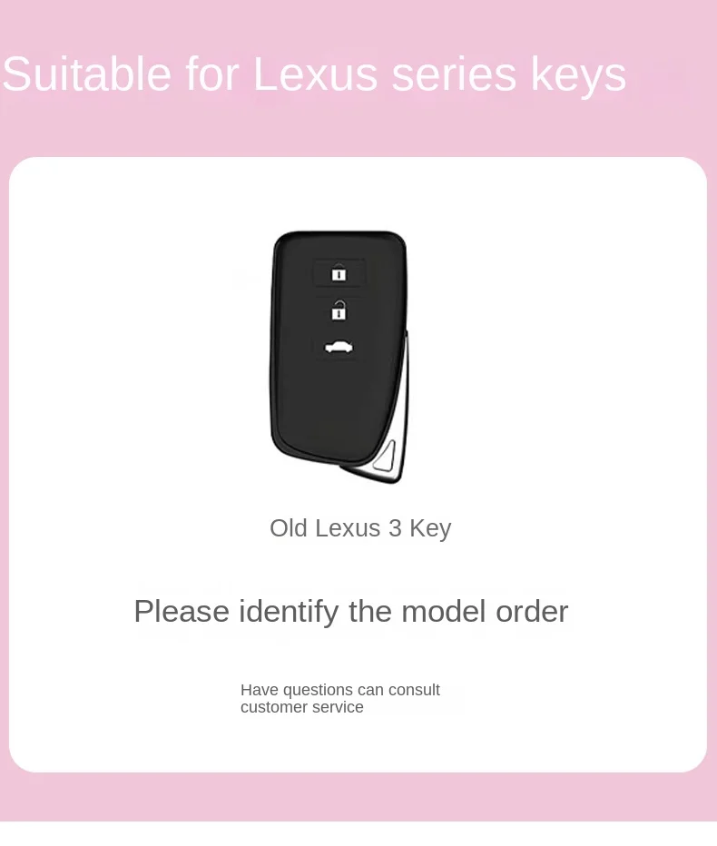 Leather Car Key Case Fob Cover Holder For Lexus IS ES CT200H NX LX 250 300 350 450H 300H ES300h ES200 UX250h LS350 LS500h ES350