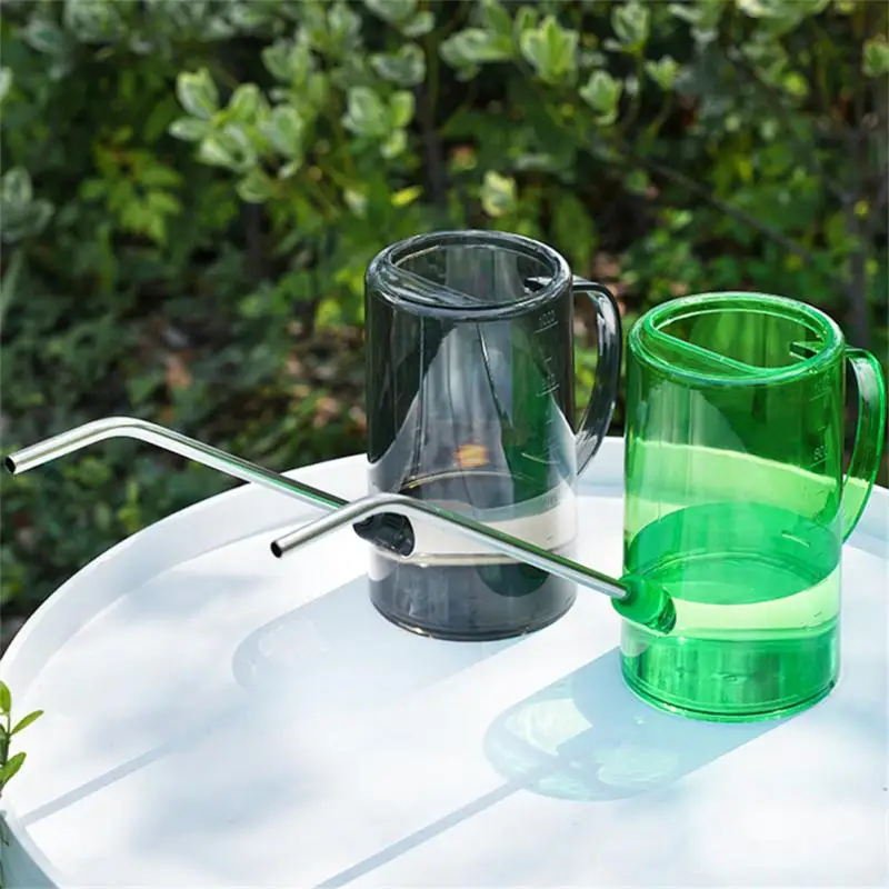 

Plastic Watering Can Bottle Stainless Steel Long Spout Watering Pot Shatterproof For Outdoor And Indoor House Plants Flowers