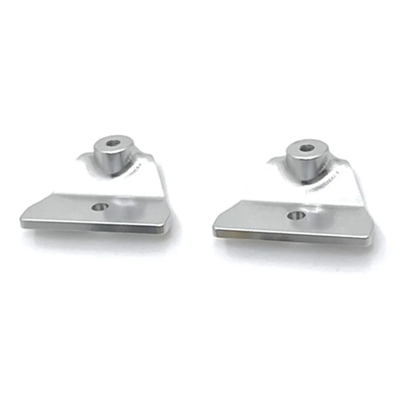 BNVN-2X Front Shock Absorber Bracket For MNMODEL 1/12 MN82 LC79 MN78 Remote Control Car Parts Metal Upgrade Silver