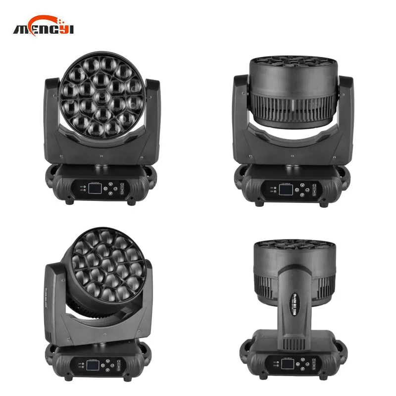 High Bright 19x40w Bee Eyes Moving Head Light Individual Led Control 4in1 Zoom Wash Light