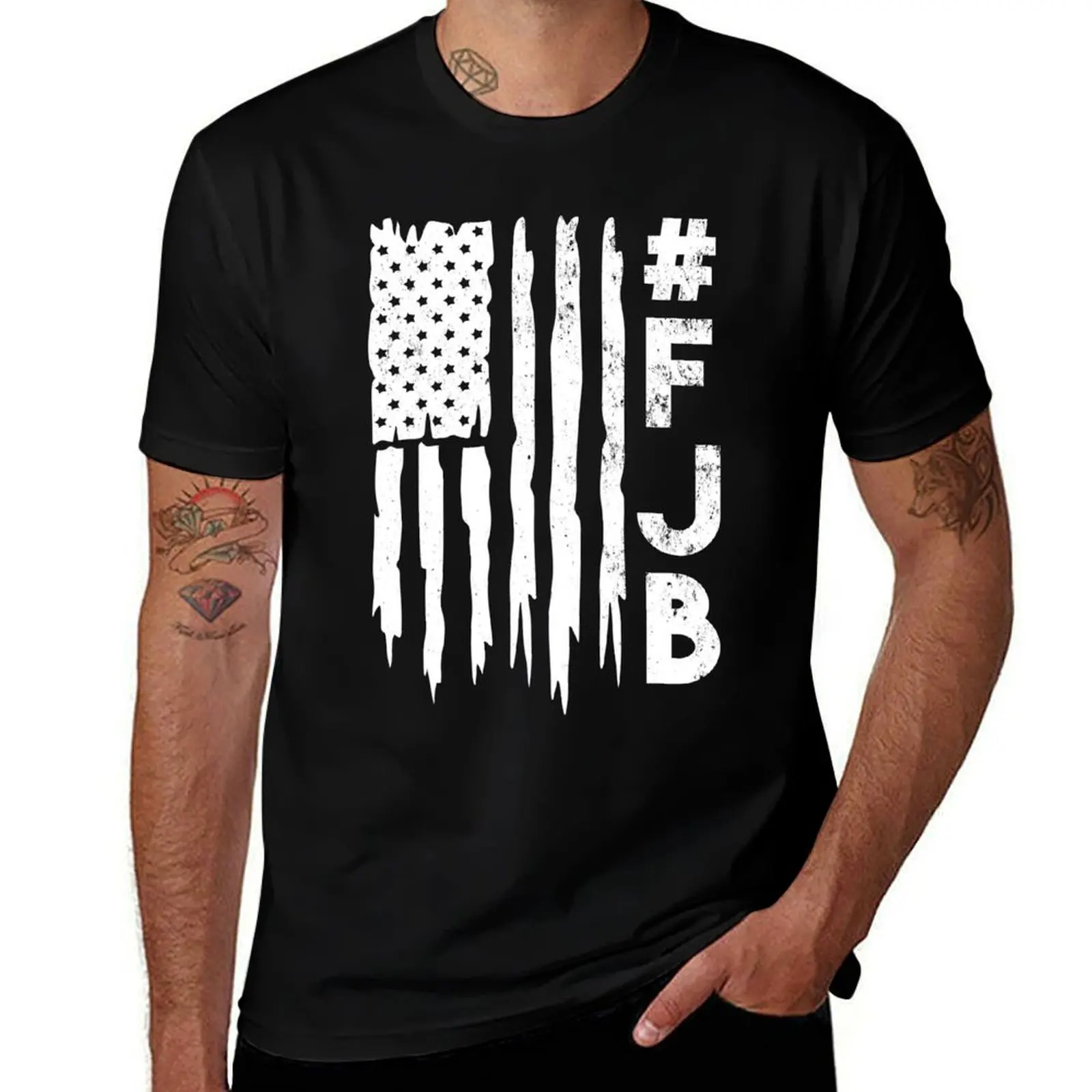 FJB Pro America F Biden FJB T-Shirt Plus Size Solid Color T-Shirt