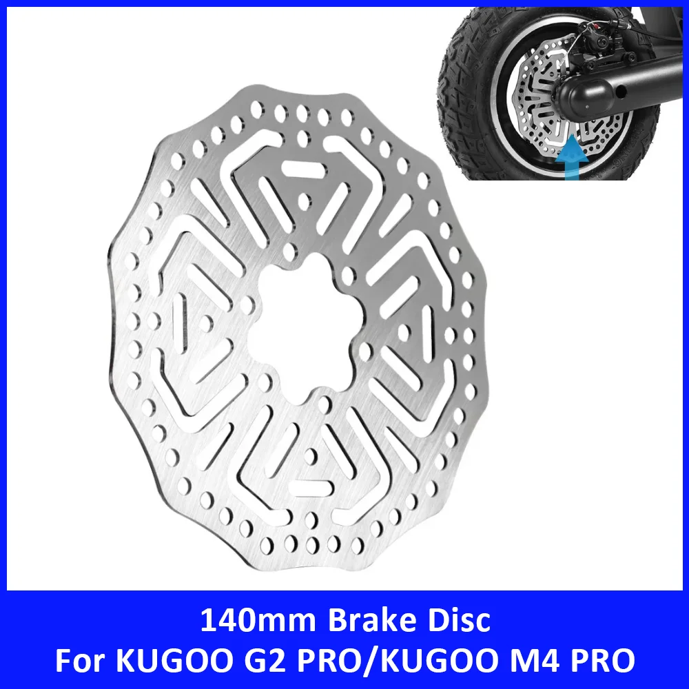 

140mm Brake Discs Suitable for KUGOO G2 PRO KUGOO M4 PRO Electric Scooter Brake Disc Rotor Gasket Accessories with 6 Screws