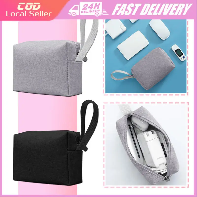 Portable Mini  Digital Gadgets Storage Bag Earphone Charger Case Data Cable U Disk Organizer Travel Outdoor Storage Bag