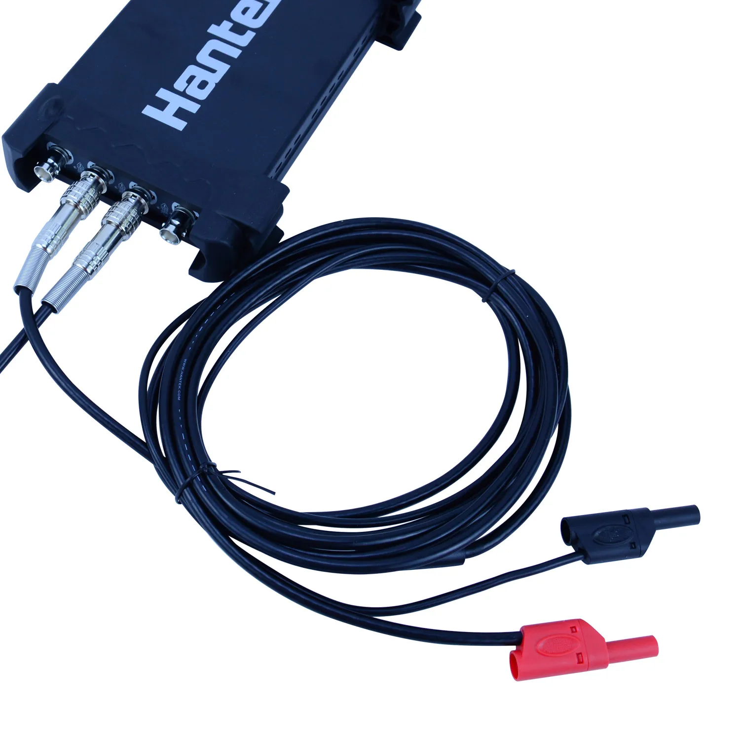Imagem -02 - Hantek-sondas Osciloscópio Cabo de Teste Automático Bnc para Banana Cabeça Dupla Multiuso Medição Automotiva 3m de Comprimento Ht30a